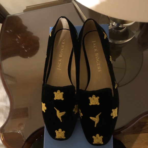 Black velvet flats - Picture 4 of 4